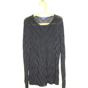 Ralph Lauren Sport Sweater Black Women Sz M